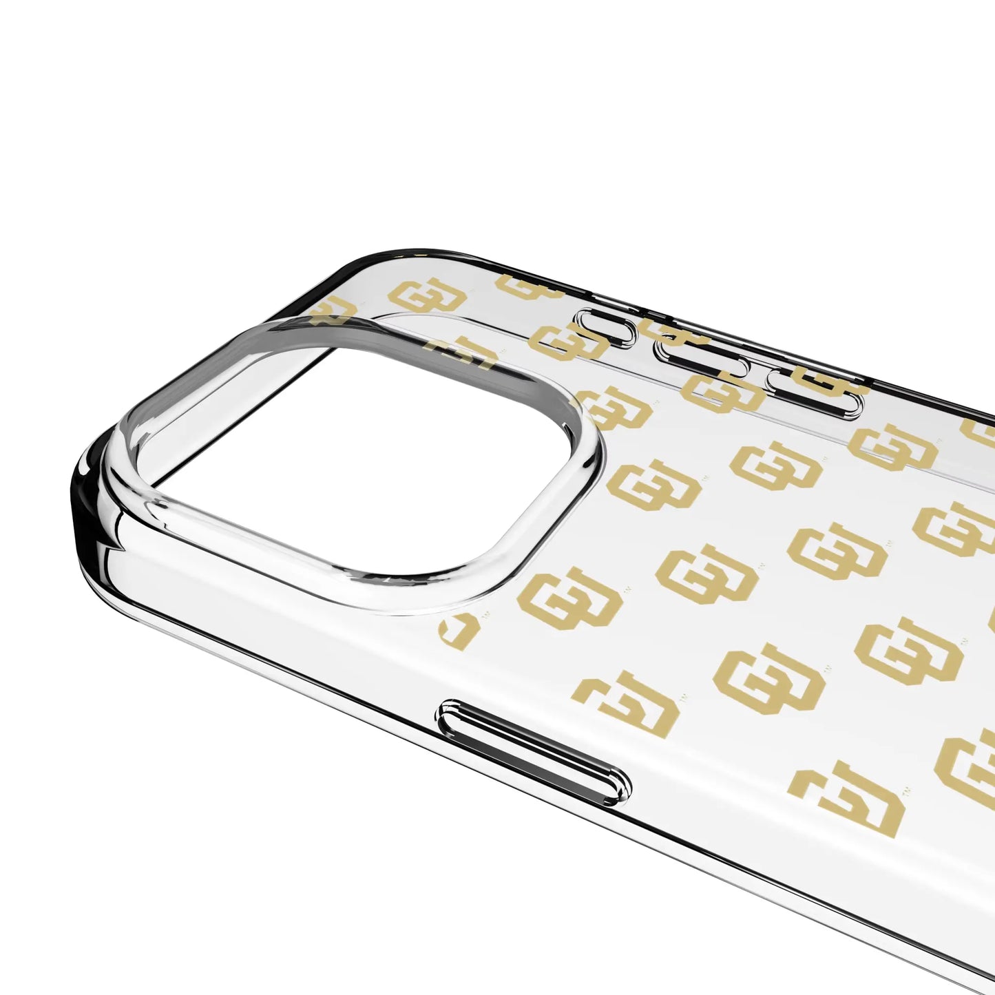 University of Colorado Buffaloes Fashion Pattern Clear Phone Case for Apple iPhone