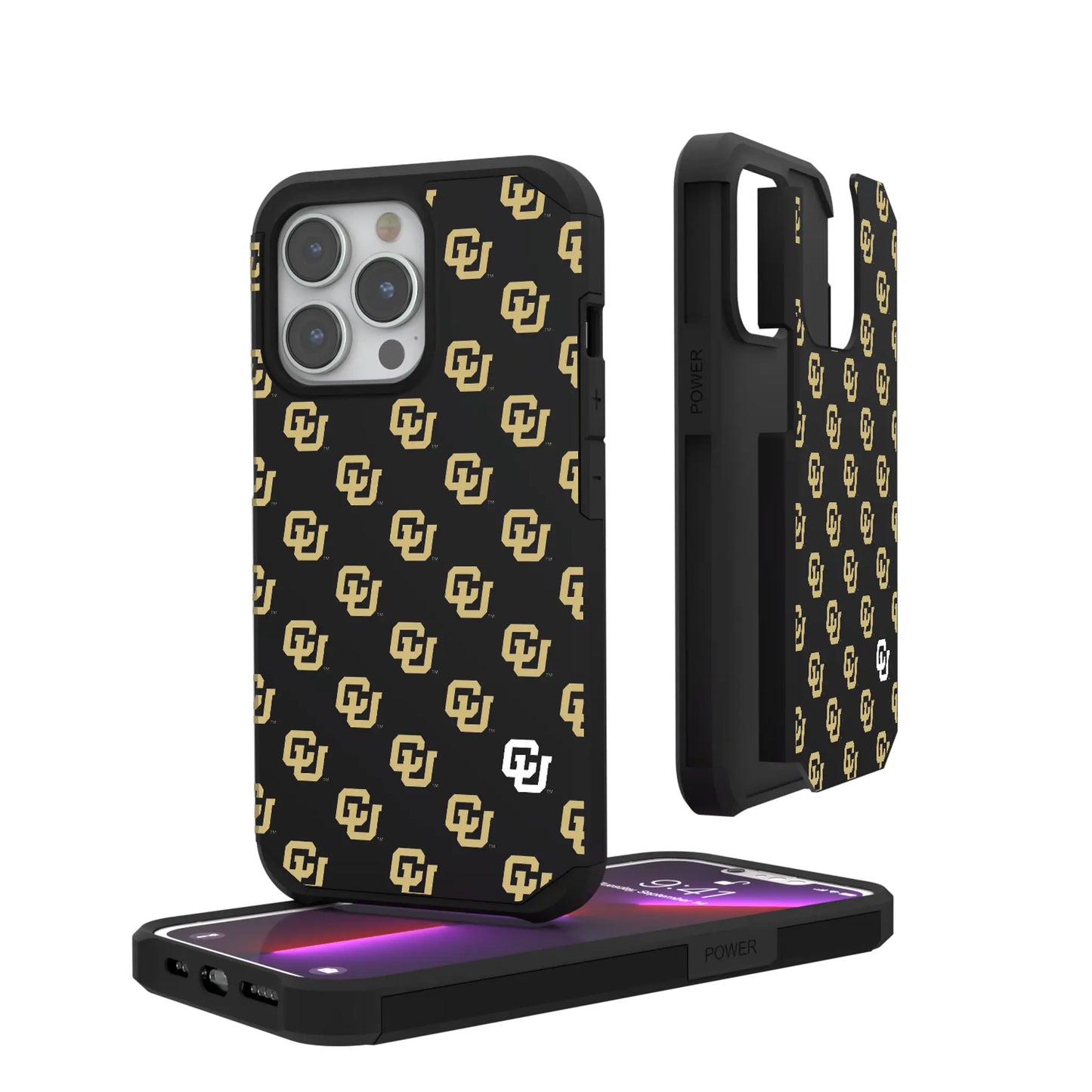 University of Colorado Buffaloes Fashion Pattern Rugged Phone Case for Apple iPhone