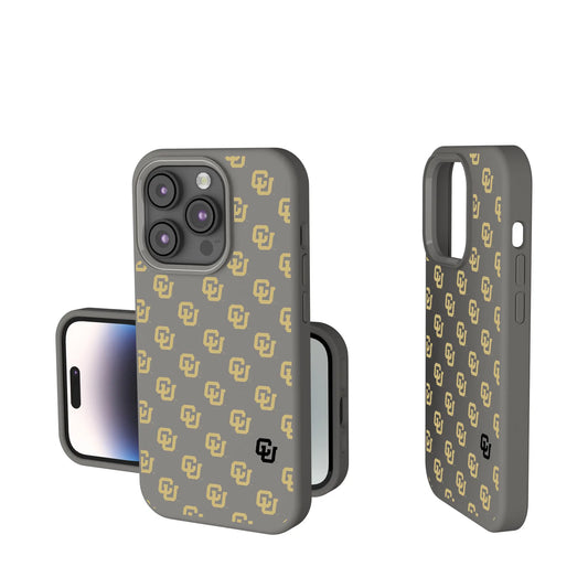 University of Colorado Buffaloes Fashion Pattern Soft Touch Phone Case for Apple iPhone
