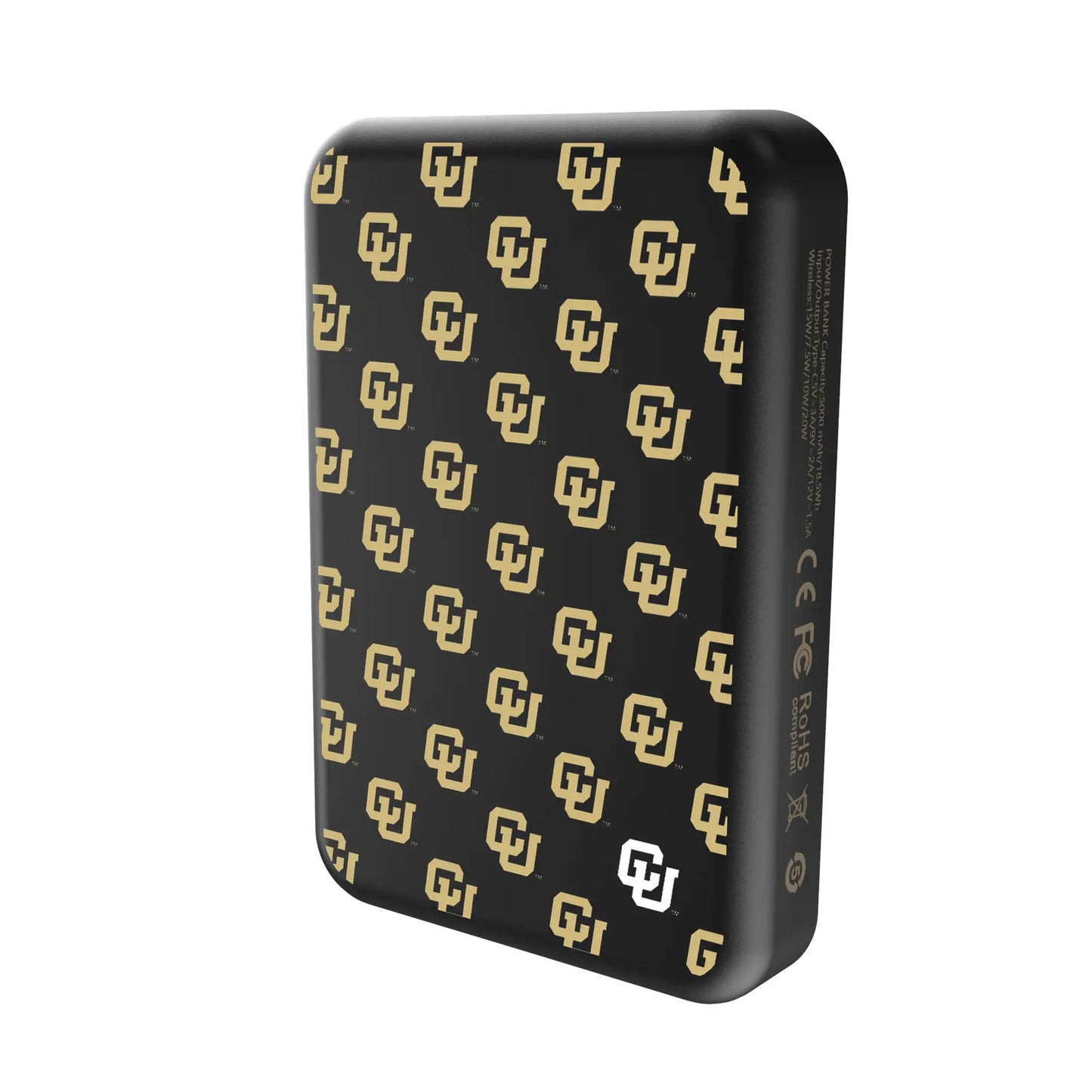 University of Colorado Buffaloes Fashion Pattern Wireless Mag Power Bank