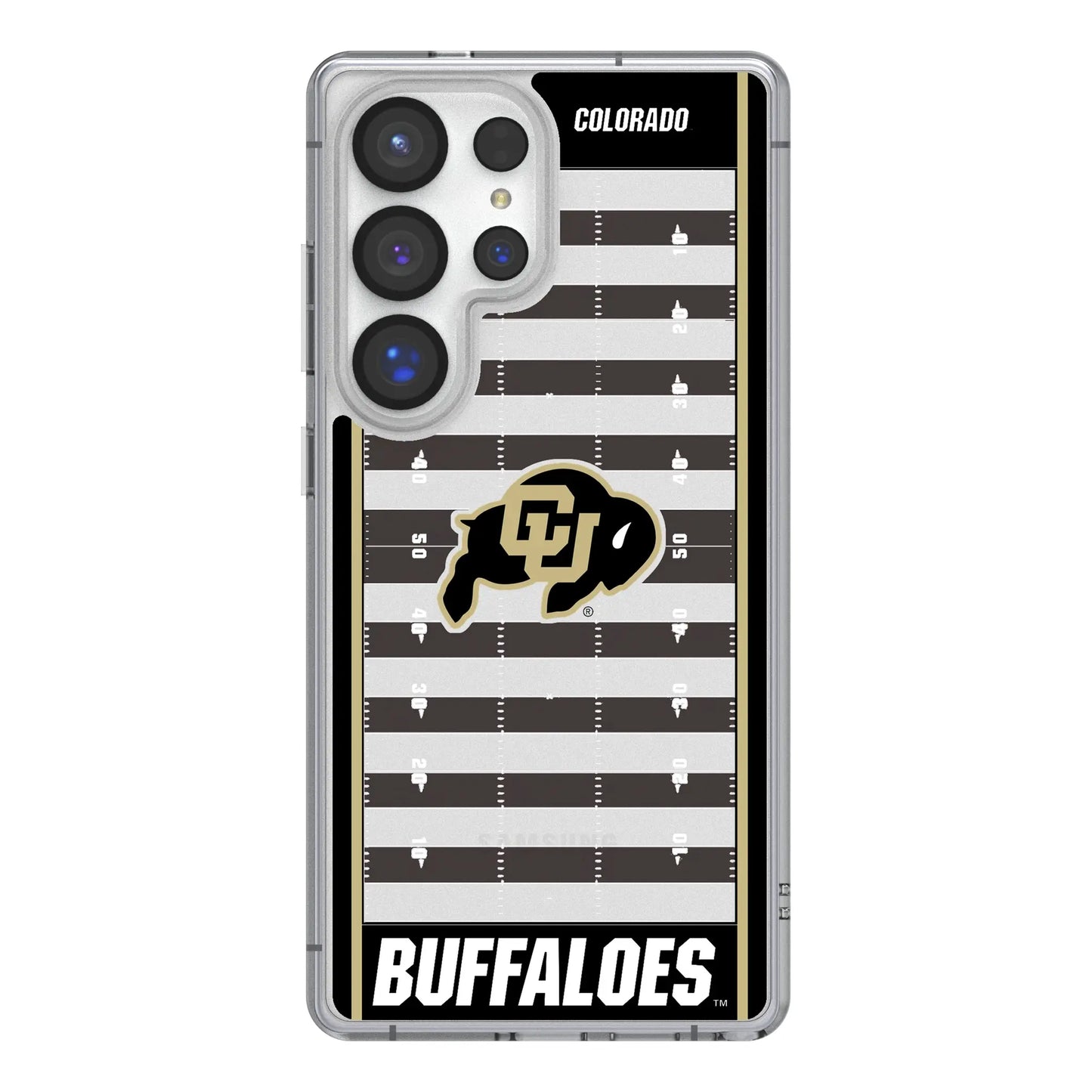University of Colorado Buffaloes Field Clear Phone Case for Samsung Galaxy