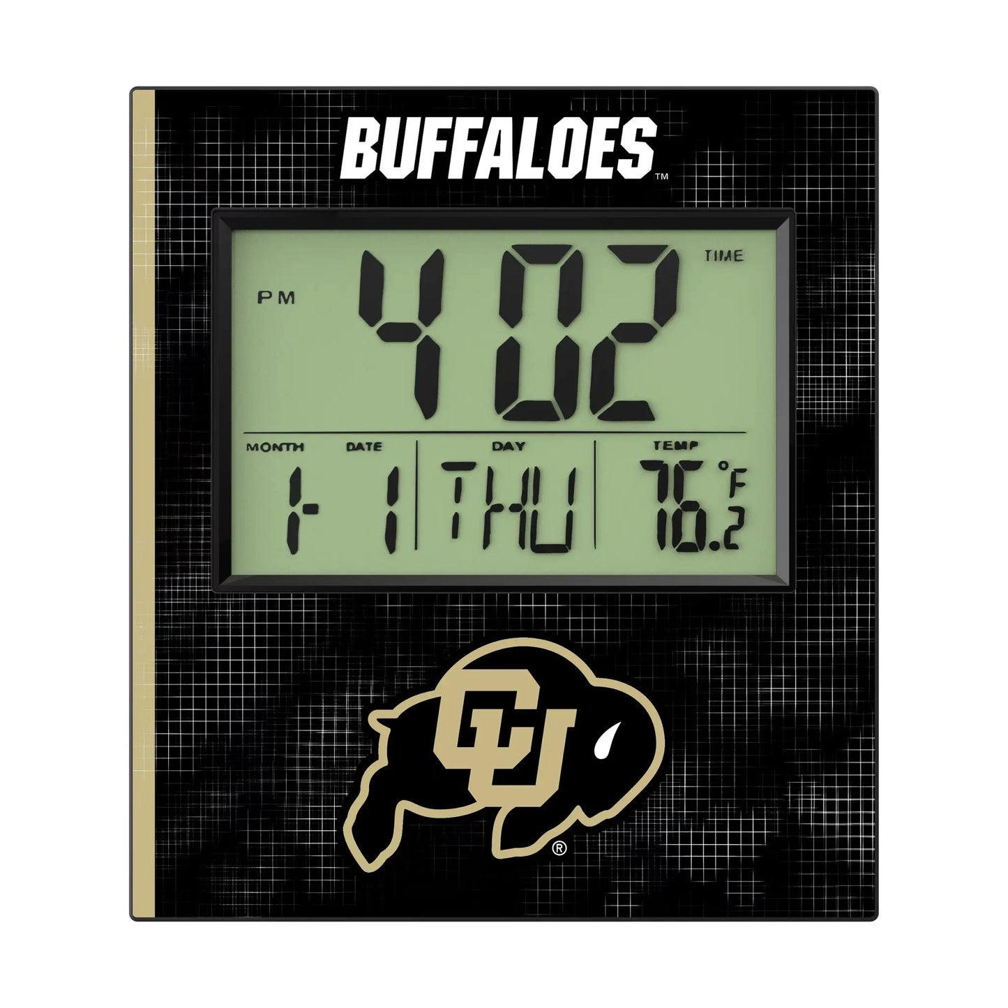 University of Colorado Buffaloes Hatch Wall Clock