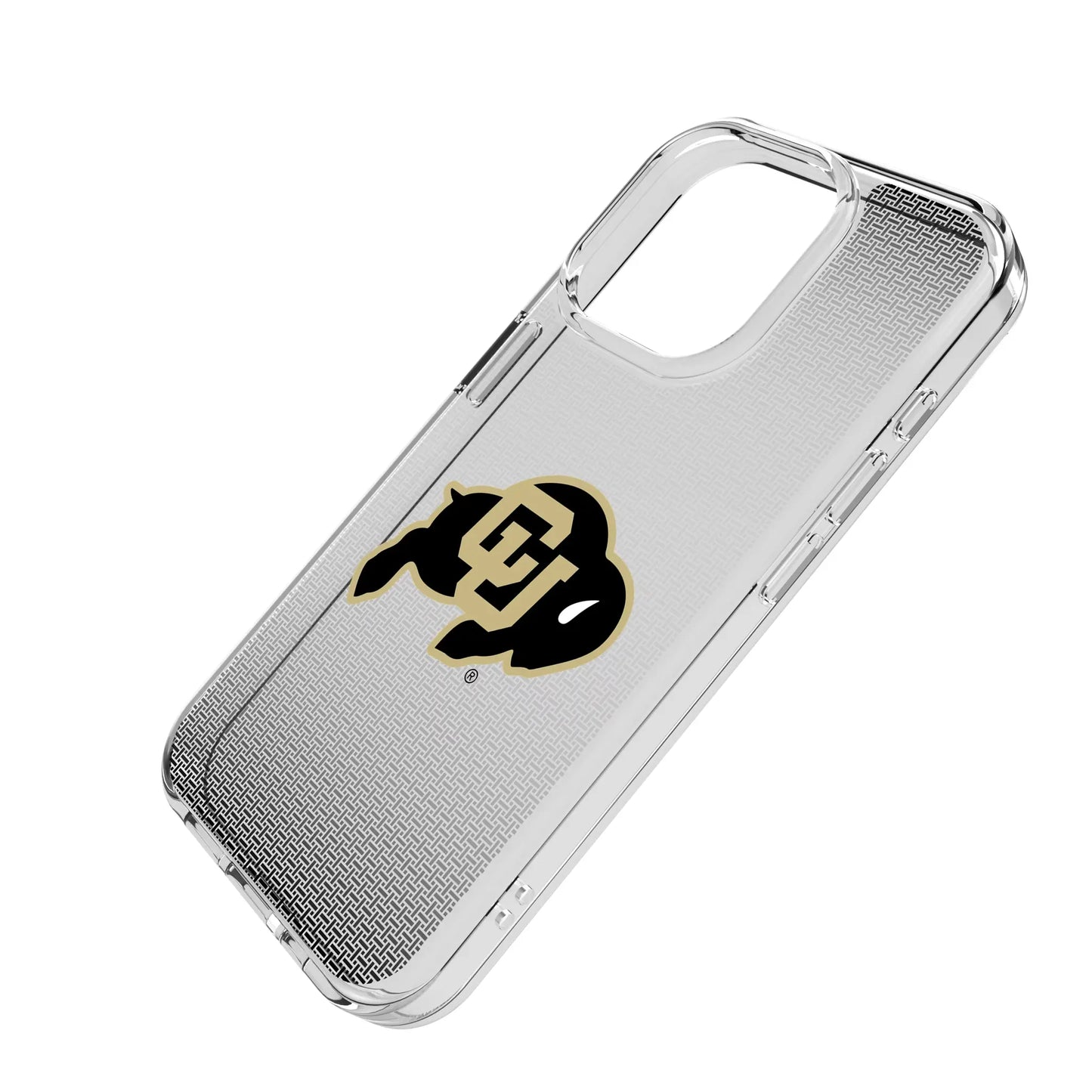 University of Colorado Buffaloes Linen Clear Phone Case for Apple iPhone