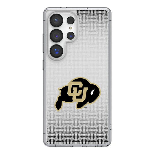 University of Colorado Buffaloes Linen Clear Phone Case for Samsung Galaxy