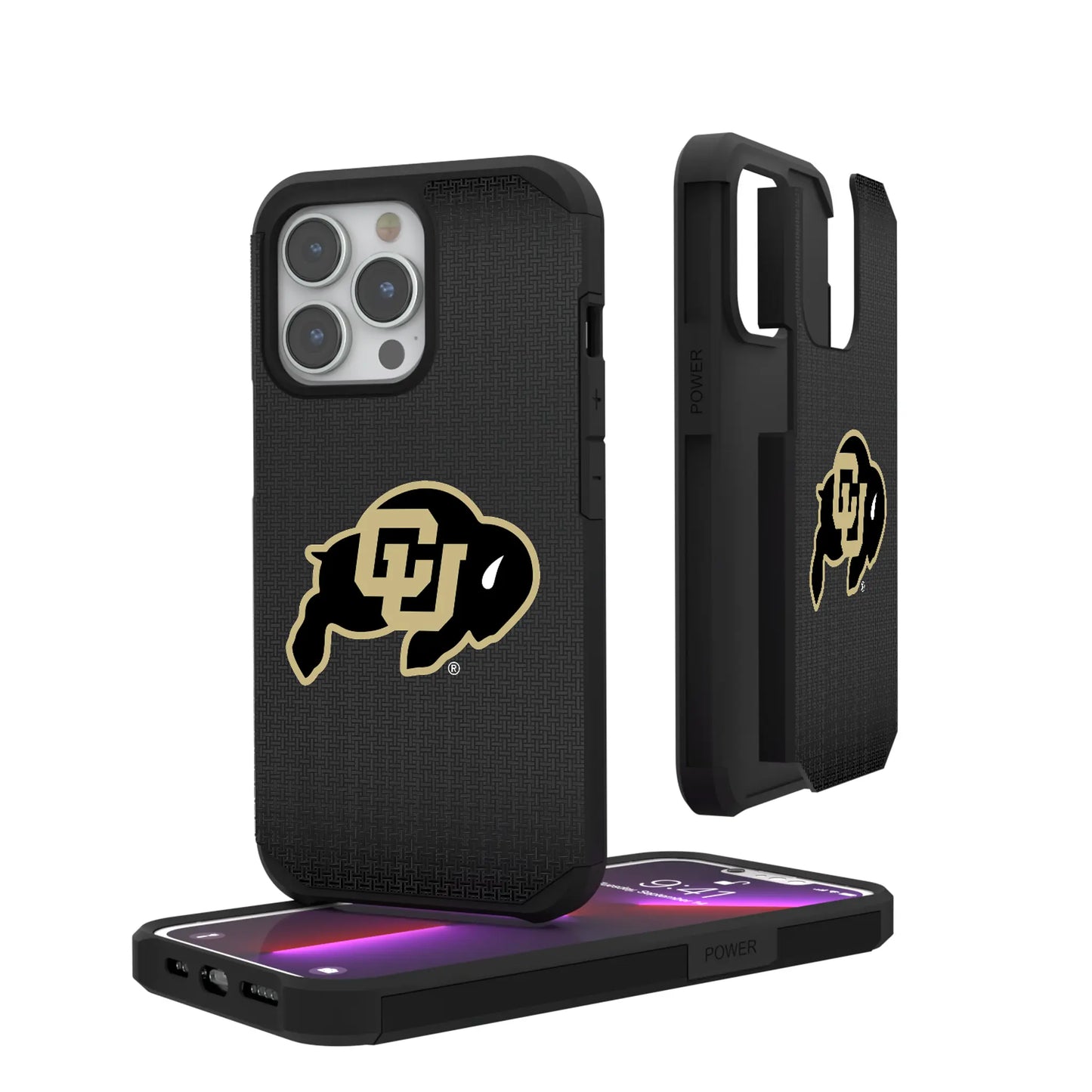 University of Colorado Buffaloes Linen Rugged Phone Case for Apple iPhone