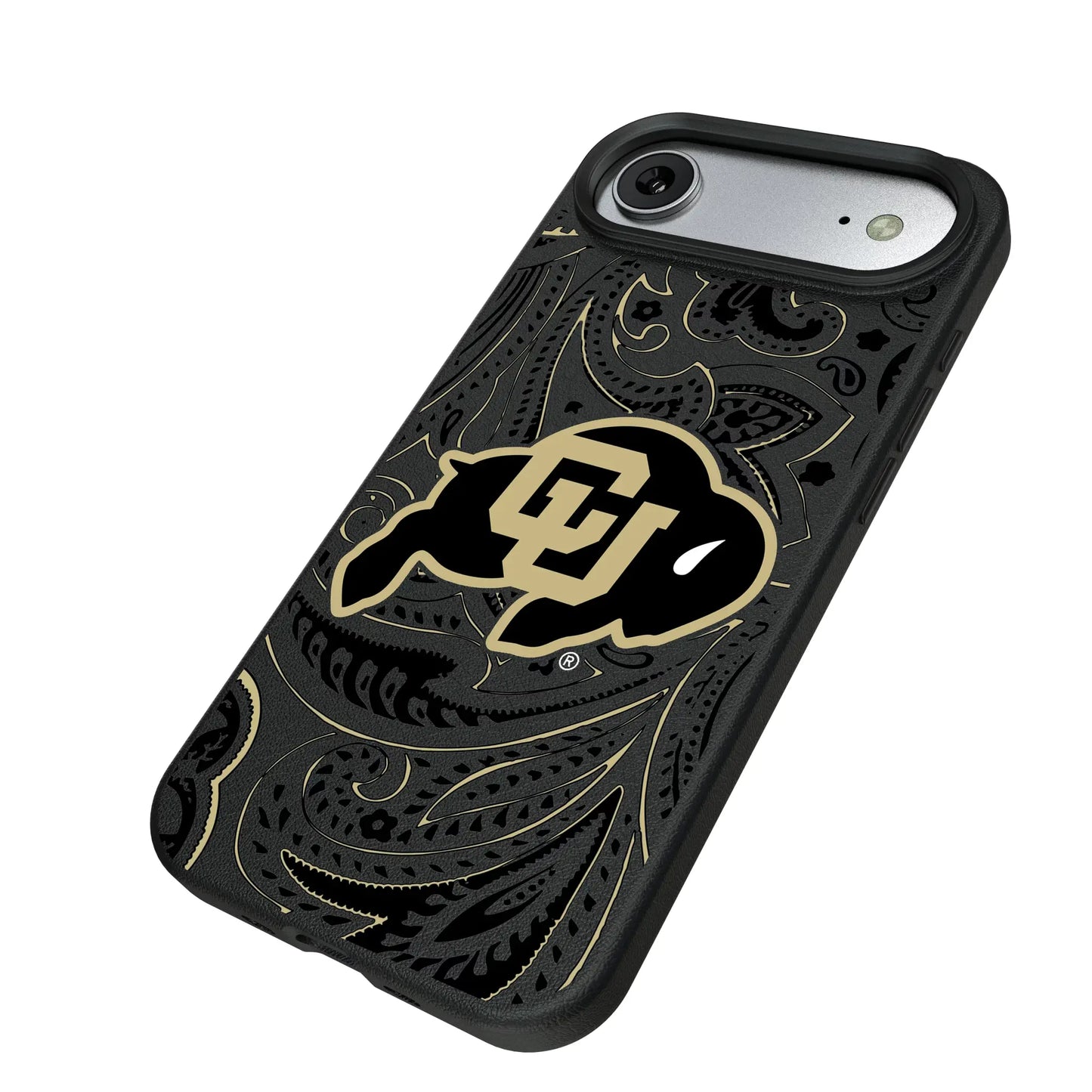 University of Colorado Buffaloes Paisley MagSafe Compatible Phone Case for Apple iPhone
