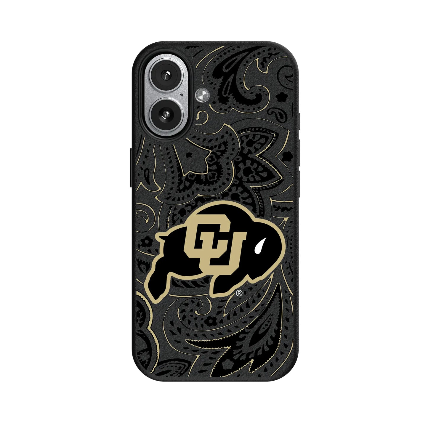 University of Colorado Buffaloes Paisley MagSafe Compatible Phone Case for Apple iPhone