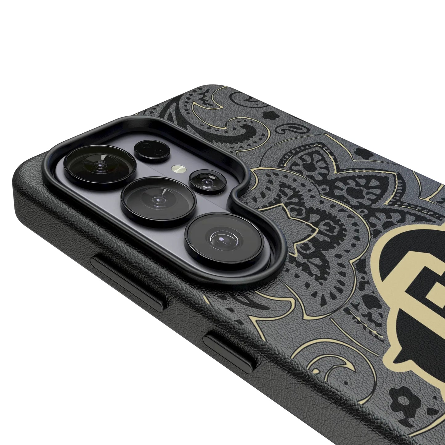 University of Colorado Buffaloes Paisley MagSafe Compatible Phone Case for Samsung Galaxy