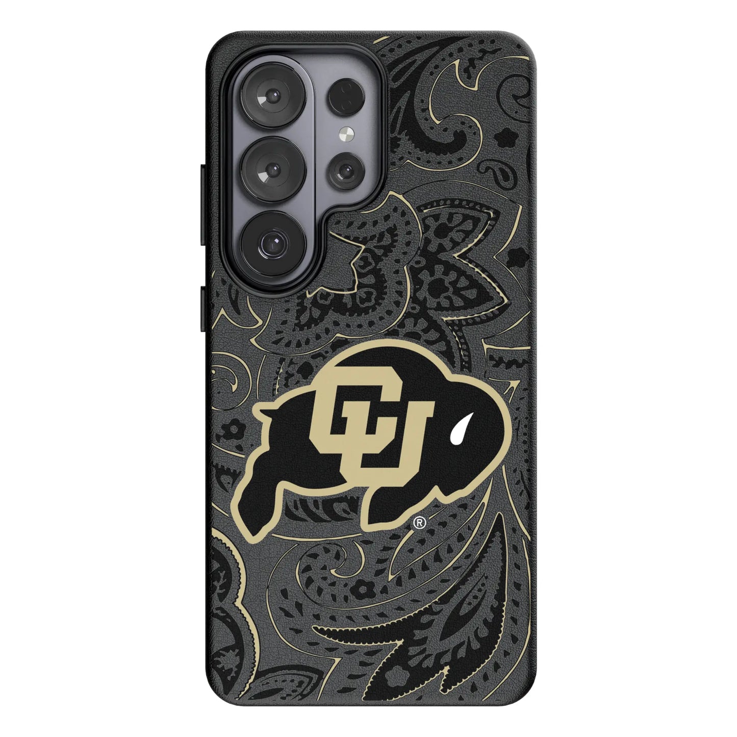 University of Colorado Buffaloes Paisley MagSafe Compatible Phone Case for Samsung Galaxy