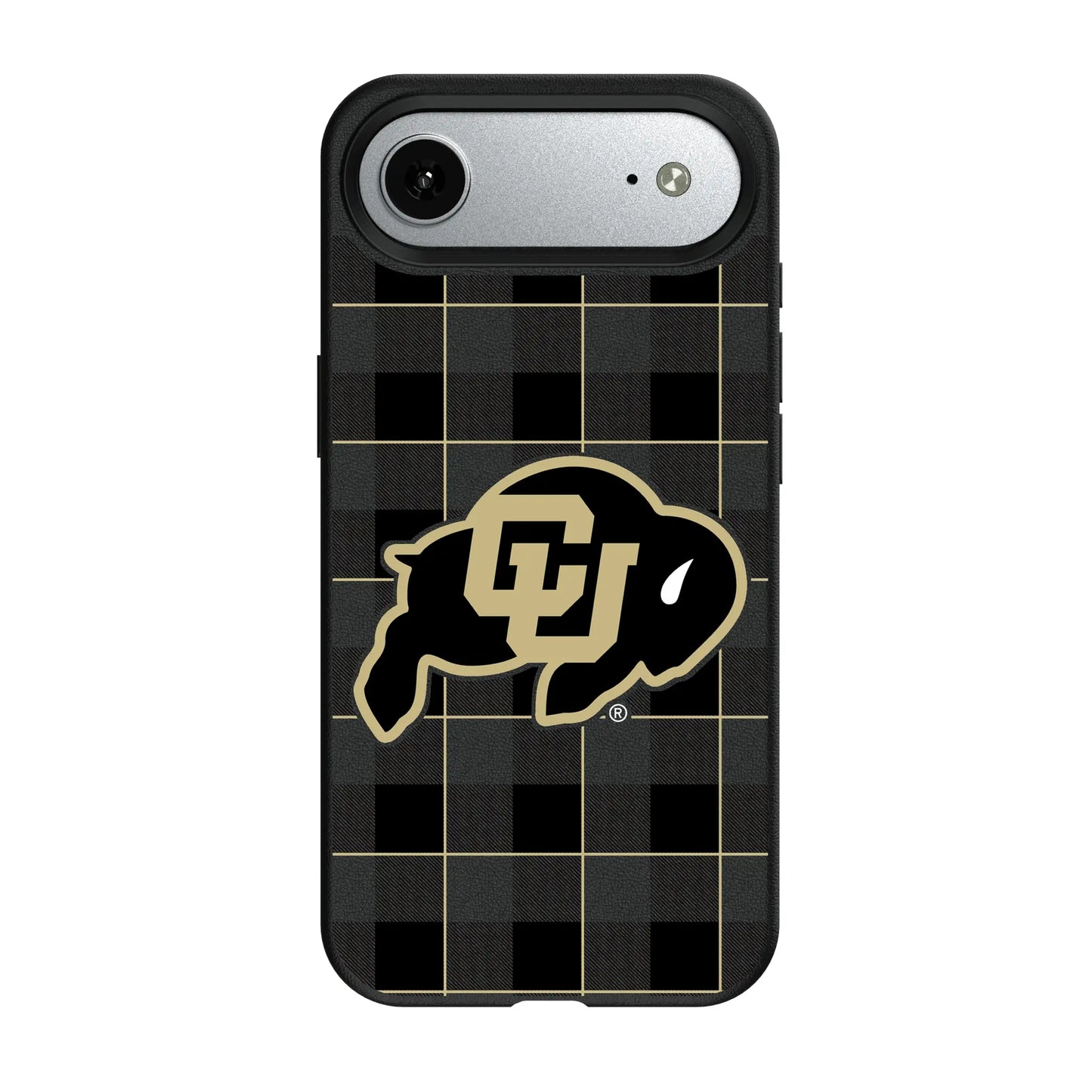 University of Colorado Buffaloes Plaid MagSafe Compatible Phone Case for Apple iPhone