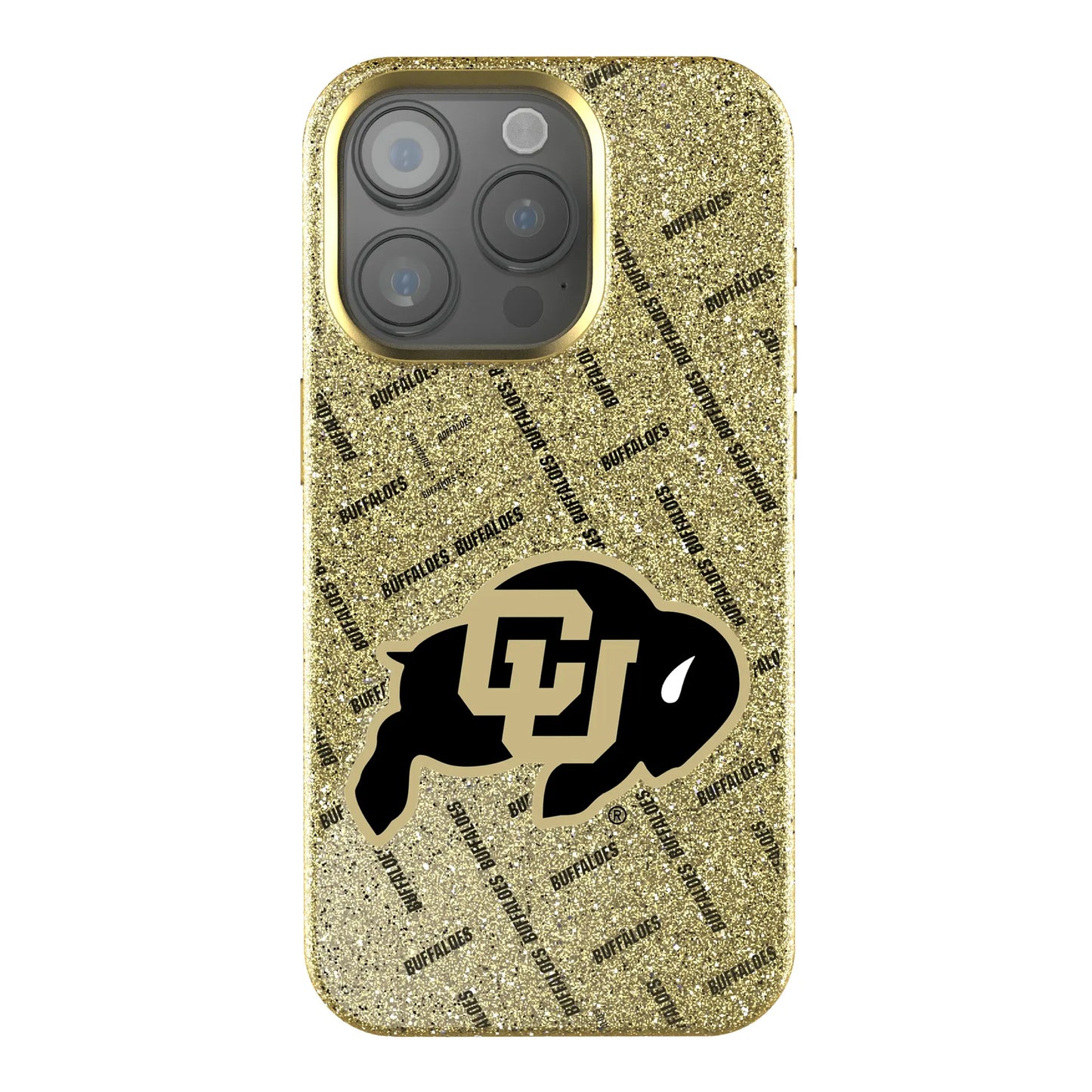 University of Colorado Buffaloes Quadtile Bling Phone Case for Apple iPhone