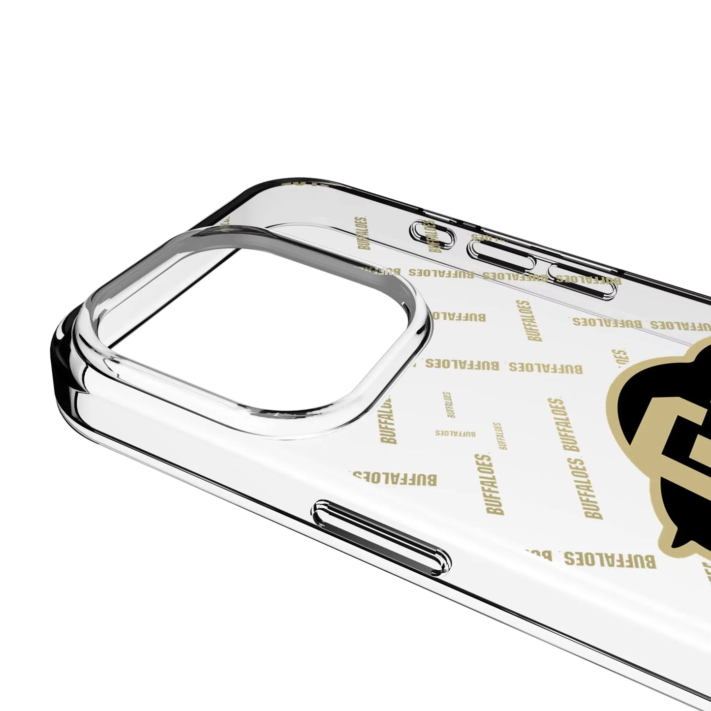 University of Colorado Buffaloes Quadtile Clear Phone Case for Apple iPhone