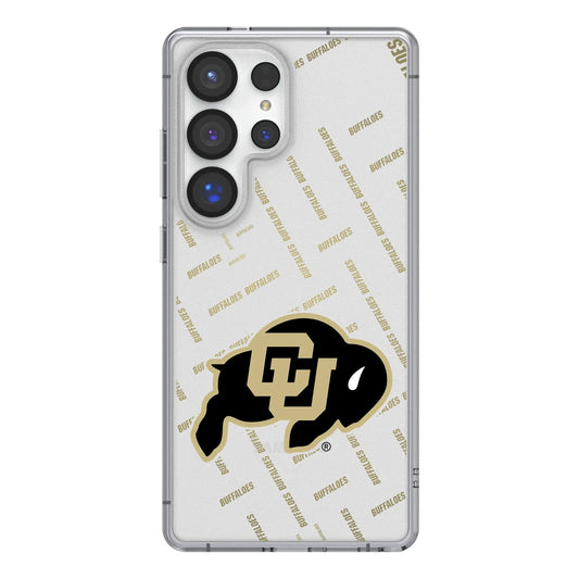 University of Colorado Buffaloes Quadtile Clear Phone Case for Samsung Galaxy