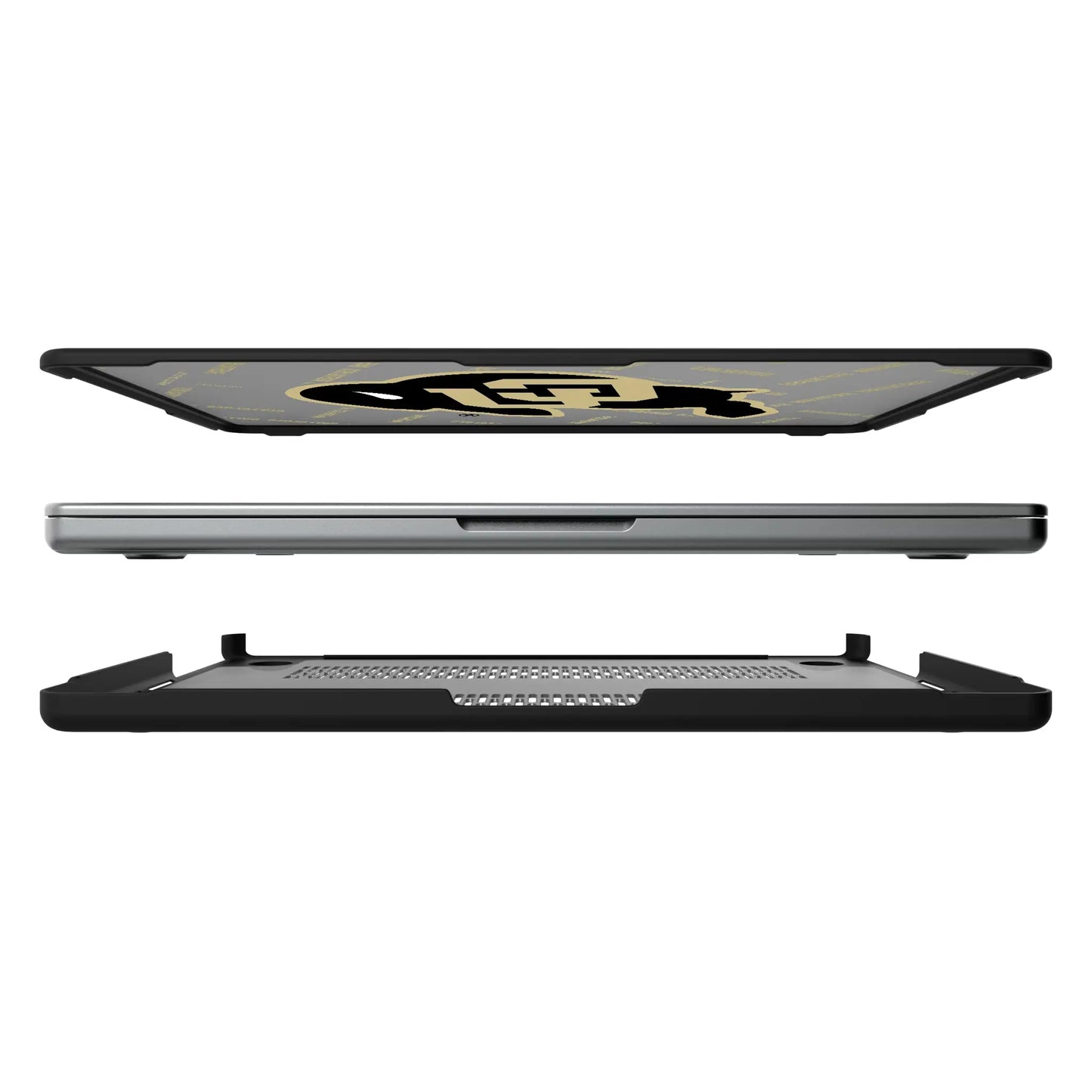 University of Colorado Buffaloes Quadtile Laptop Case for Apple MacBook