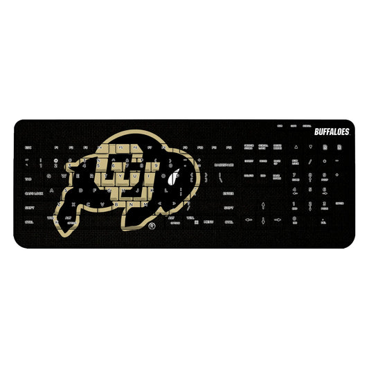 University of Colorado Buffaloes Solid Wireless USB Keyboard