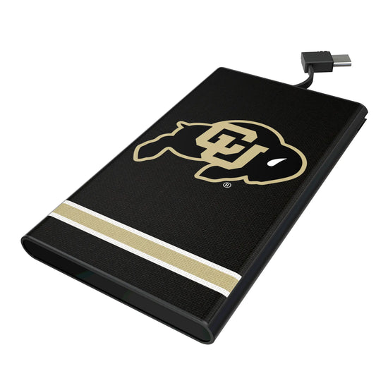 University of Colorado Buffaloes Stripe 5000mAh Flat Powerbank