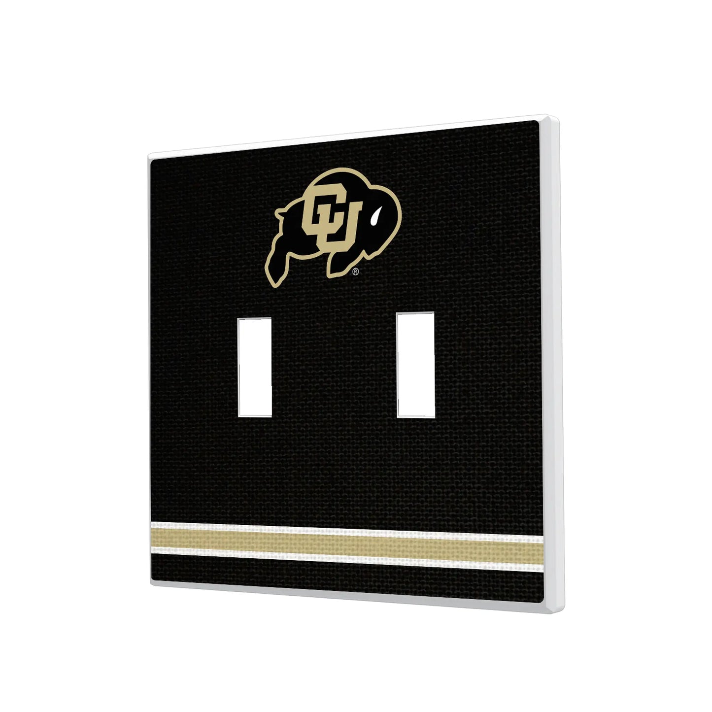 University of Colorado Buffaloes Stripe Hidden-Screw Light Switch Plate