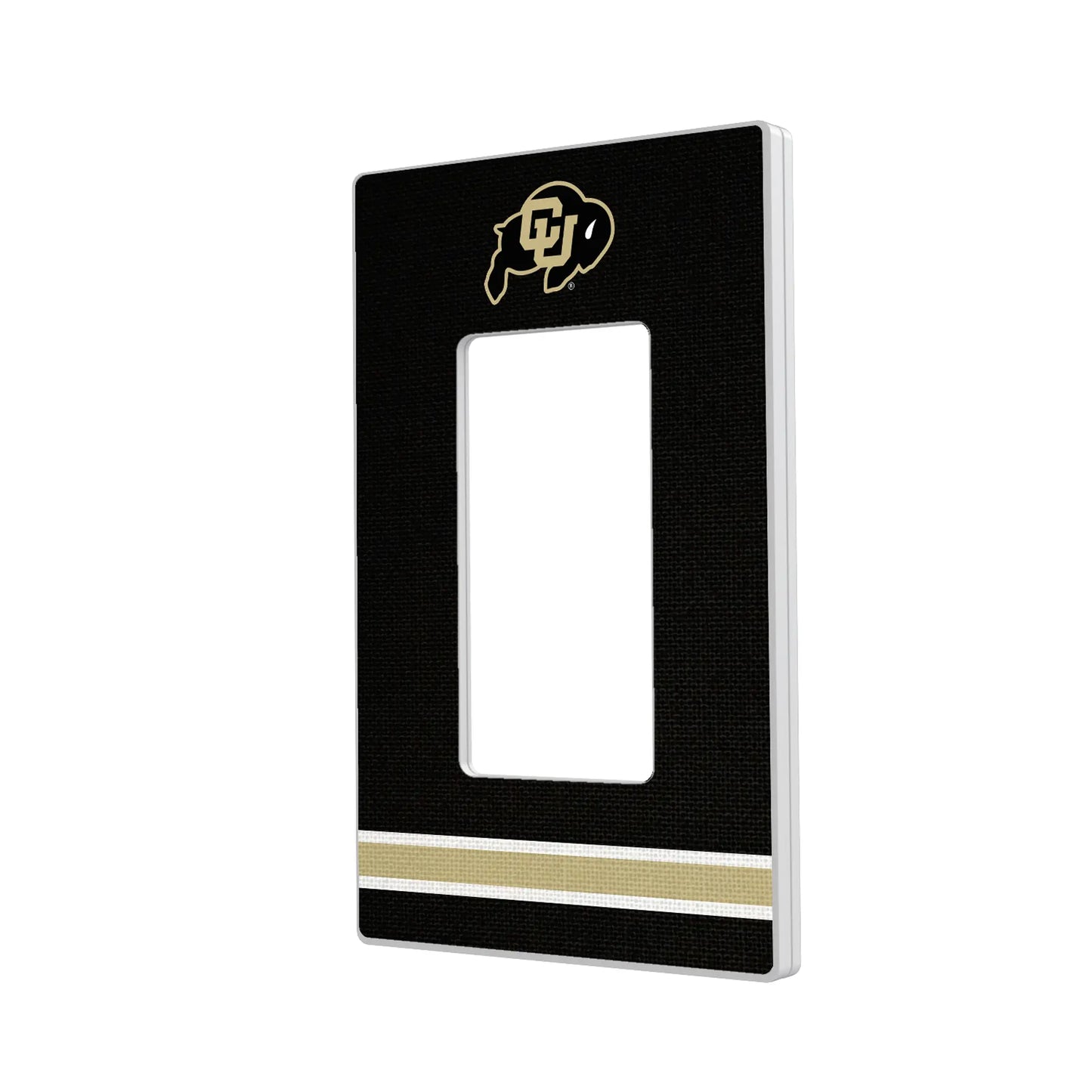 University of Colorado Buffaloes Stripe Hidden-Screw Light Switch Plate