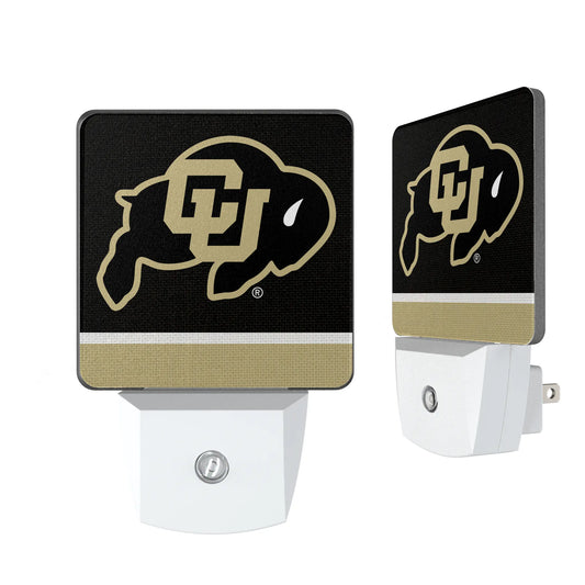 University of Colorado Buffaloes Stripe Night Light 2-Pack