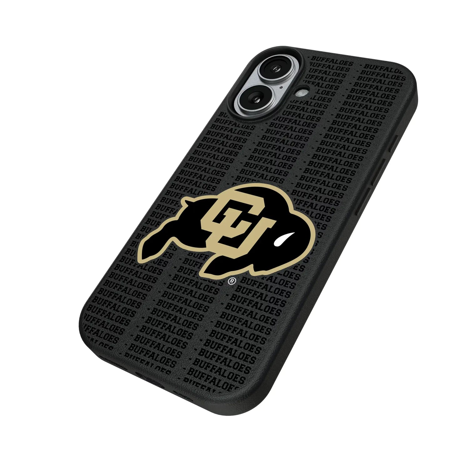 University of Colorado Buffaloes Text Backdrop MagSafe Compatible Phone Case for Apple iPhone