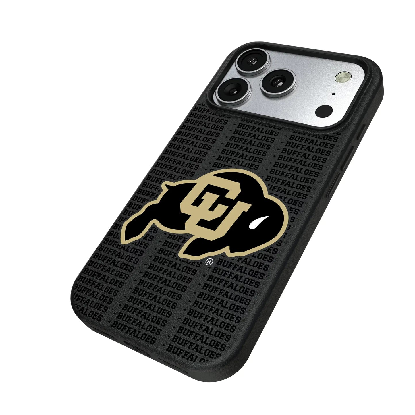 University of Colorado Buffaloes Text Backdrop MagSafe Compatible Phone Case for Apple iPhone