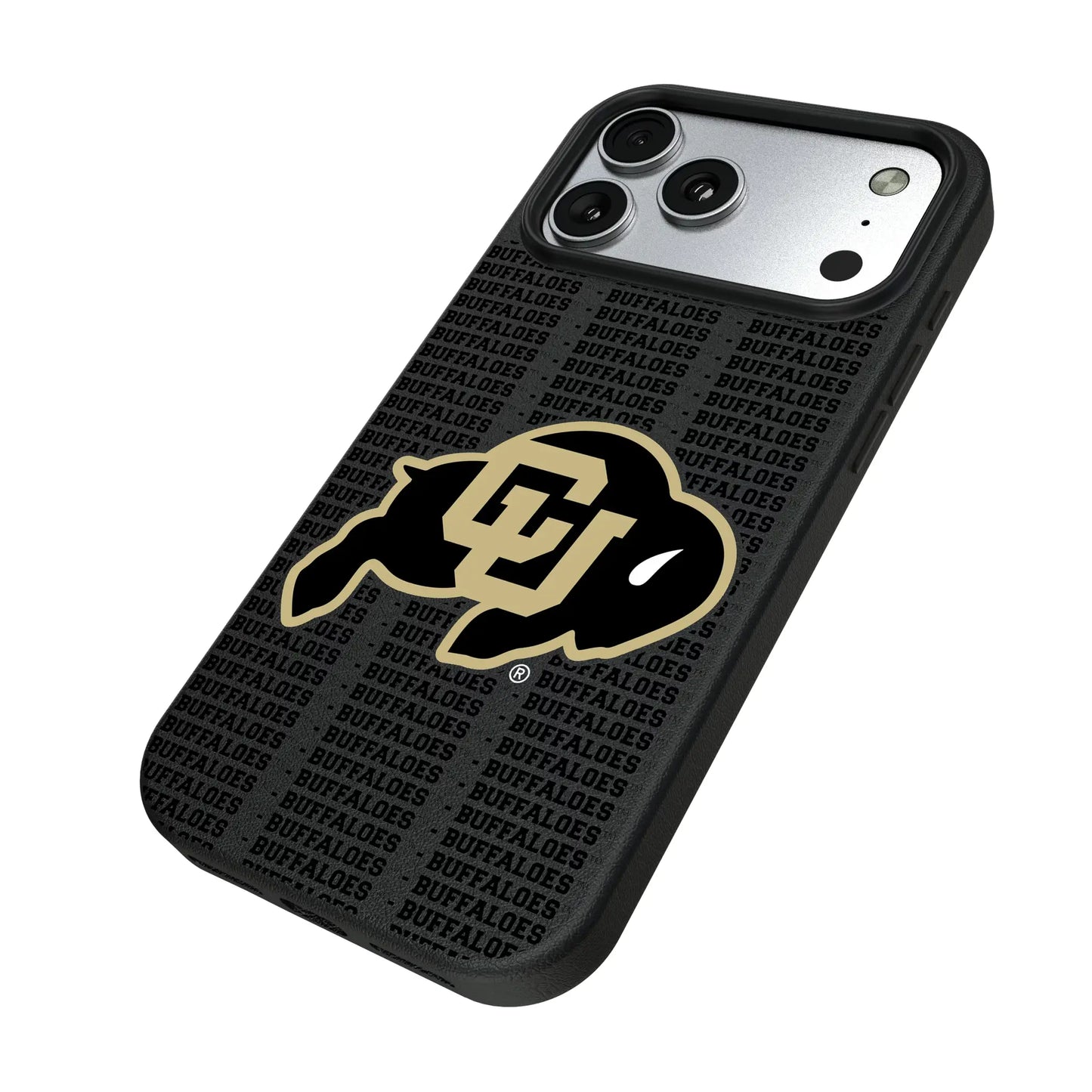 University of Colorado Buffaloes Text Backdrop MagSafe Compatible Phone Case for Apple iPhone
