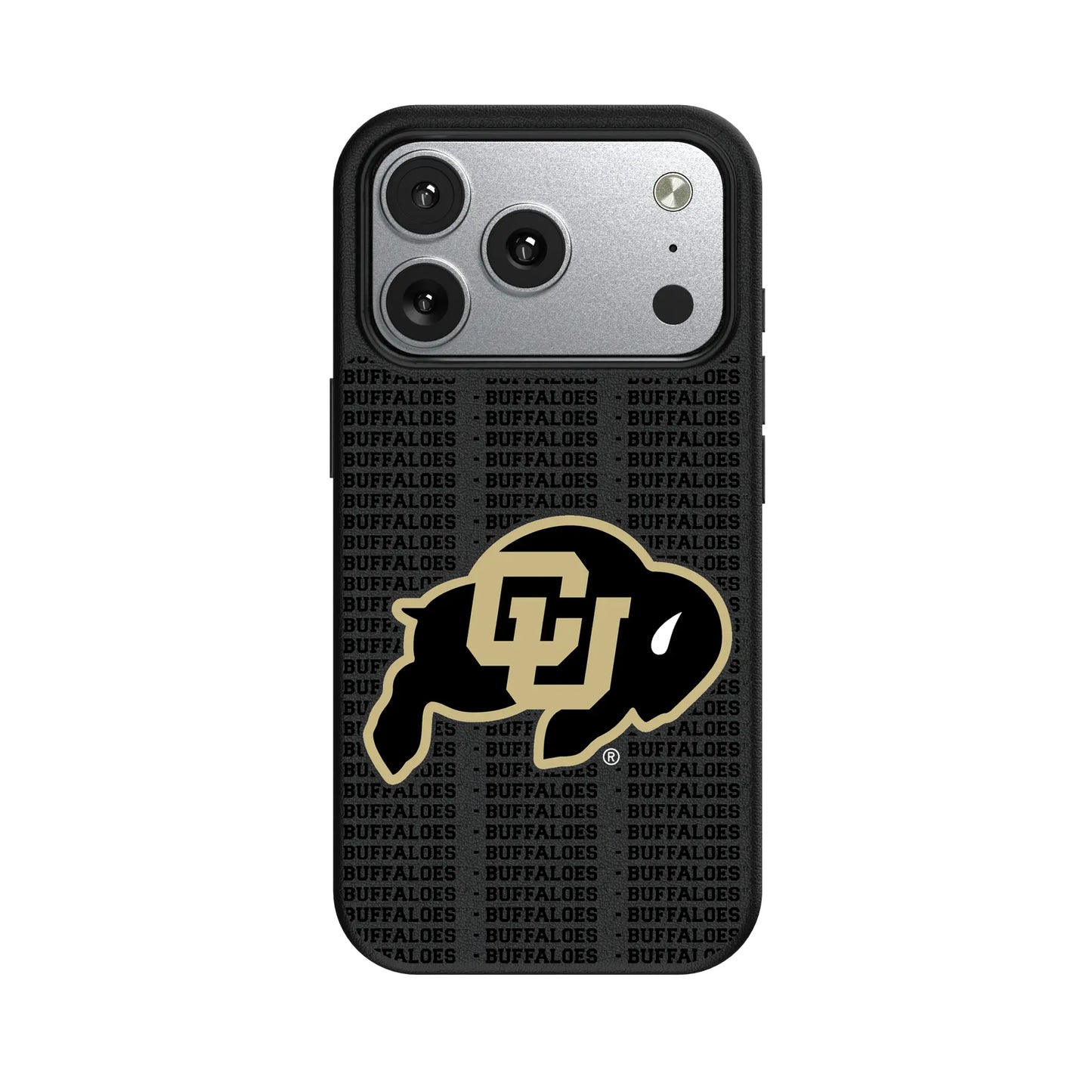 University of Colorado Buffaloes Text Backdrop MagSafe Compatible Phone Case for Apple iPhone