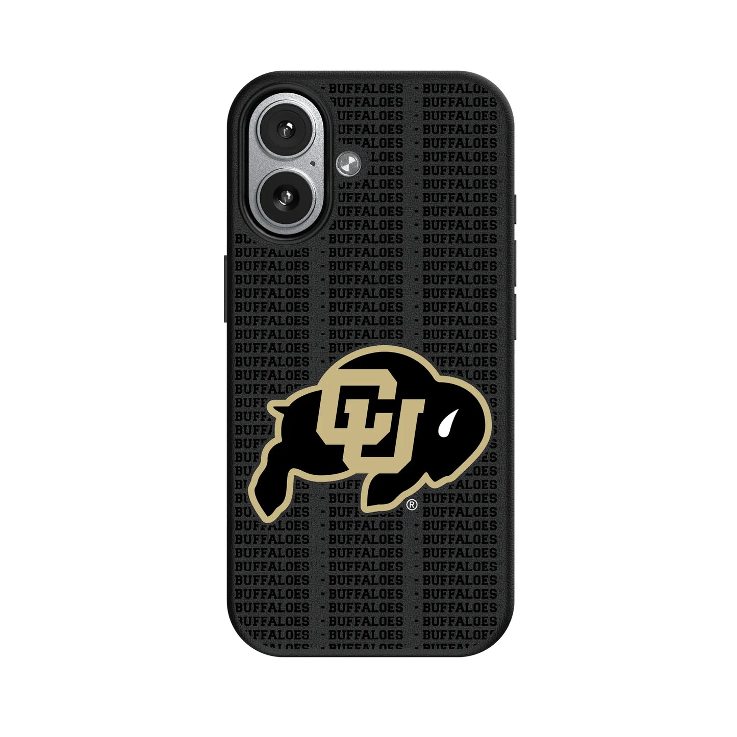 University of Colorado Buffaloes Text Backdrop MagSafe Compatible Phone Case for Apple iPhone