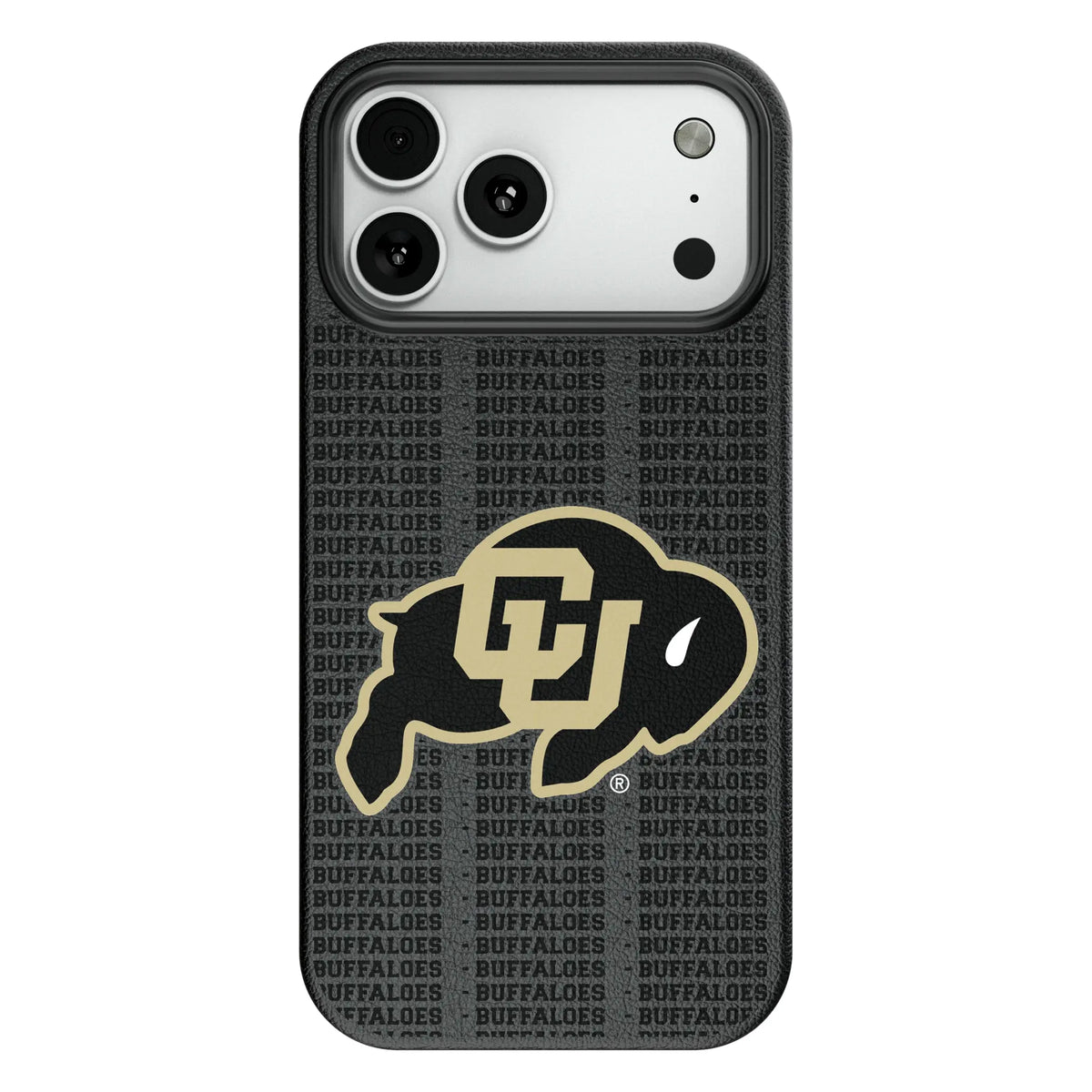 University of Colorado Buffaloes Text Backdrop MagSafe Compatible Phone Case for Apple iPhone
