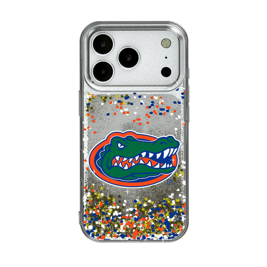 University of Florida Gators Confetti Glitter Phone Case for Apple iPhone