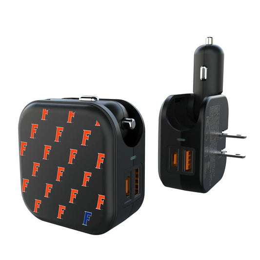 University of Florida Gators Fashion Pattern 2 in 1 USB A/C Charger