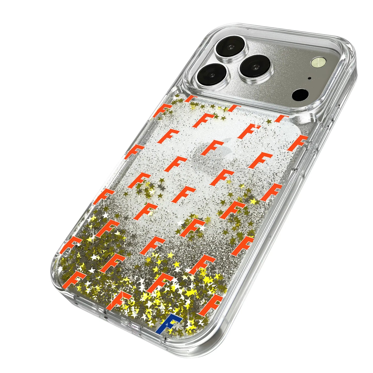 University of Florida Gators Fashion Pattern Glitter Phone Case for Apple iPhone