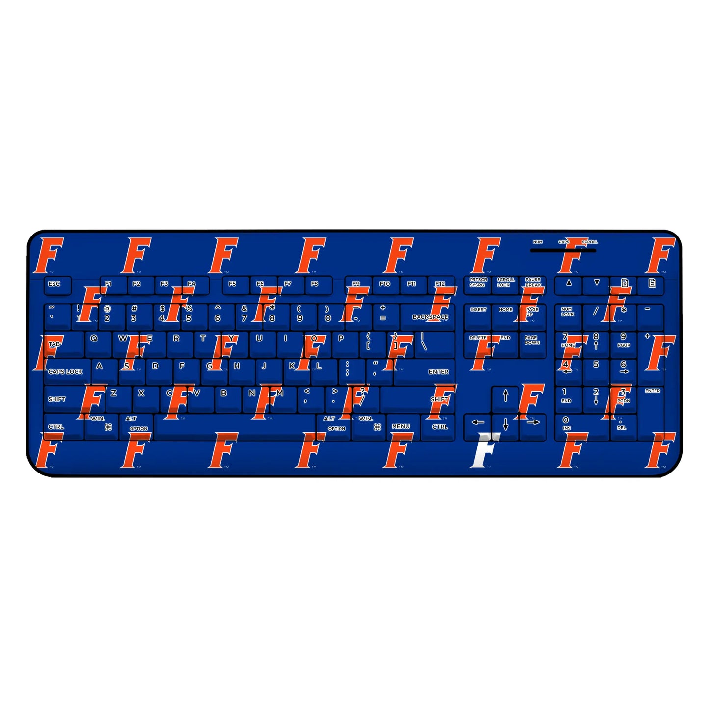 University of Florida Gators Fashion Pattern Wireless USB Keyboard