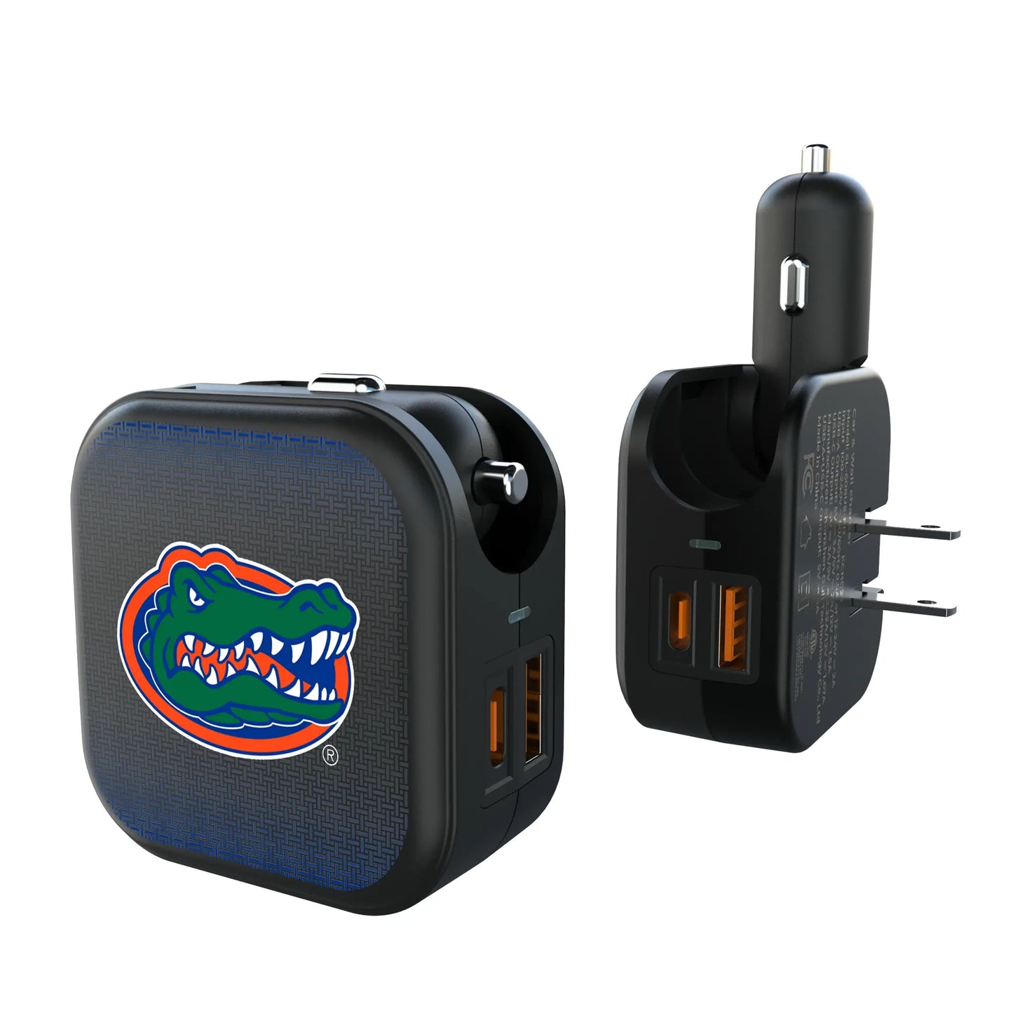 University of Florida Gators Linen 2 in 1 USB A/C Charger