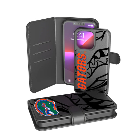 University of Florida Gators Monocolor Tilt Wallet Phone Case for Apple iPhone