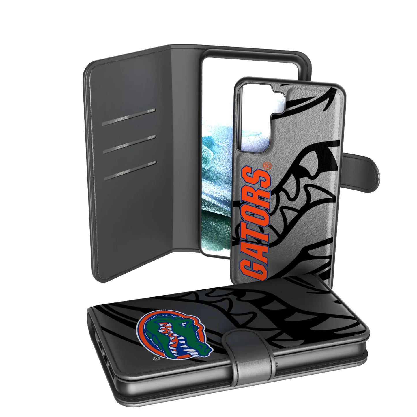 University of Florida Gators Monocolor Tilt Wallet Phone Case for Apple iPhone