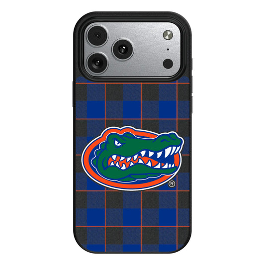 University of Florida Gators Plaid MagSafe Compatible Phone Case for Apple iPhone