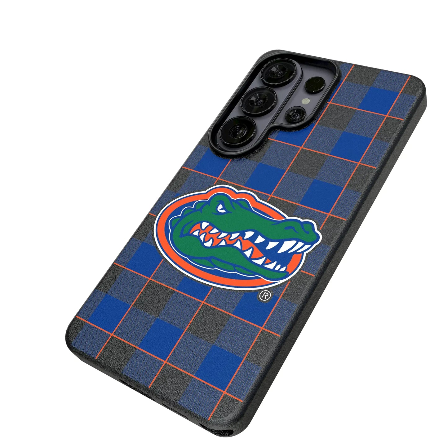 University of Florida Gators Plaid MagSafe Compatible Phone Case for Samsung Galaxy