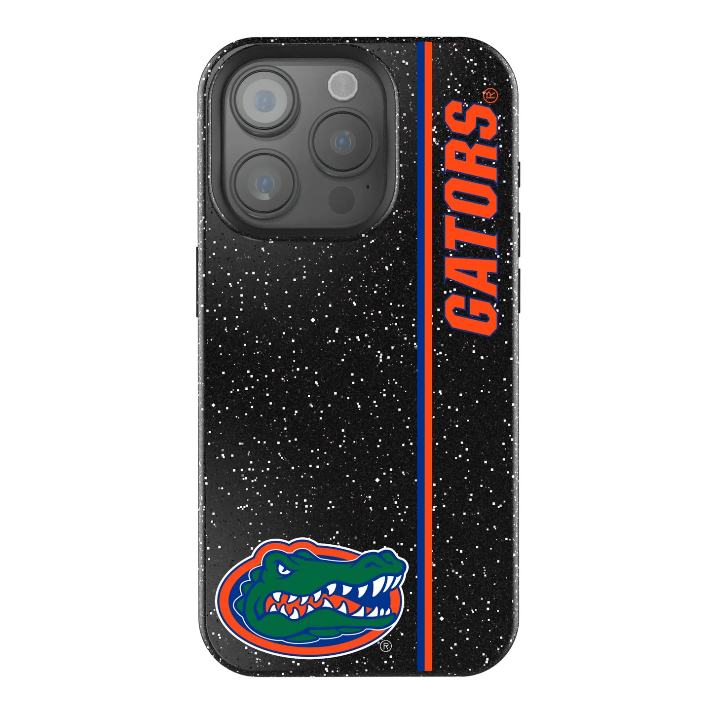 University of Florida Gators Sidebar Black Bling Phone Case for Apple iPhone