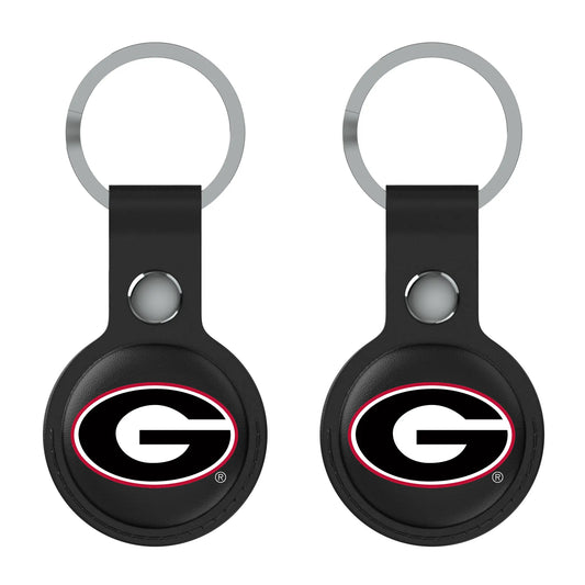 University of Georgia Bulldogs Insignia Black Airtag Holder 2-Pack