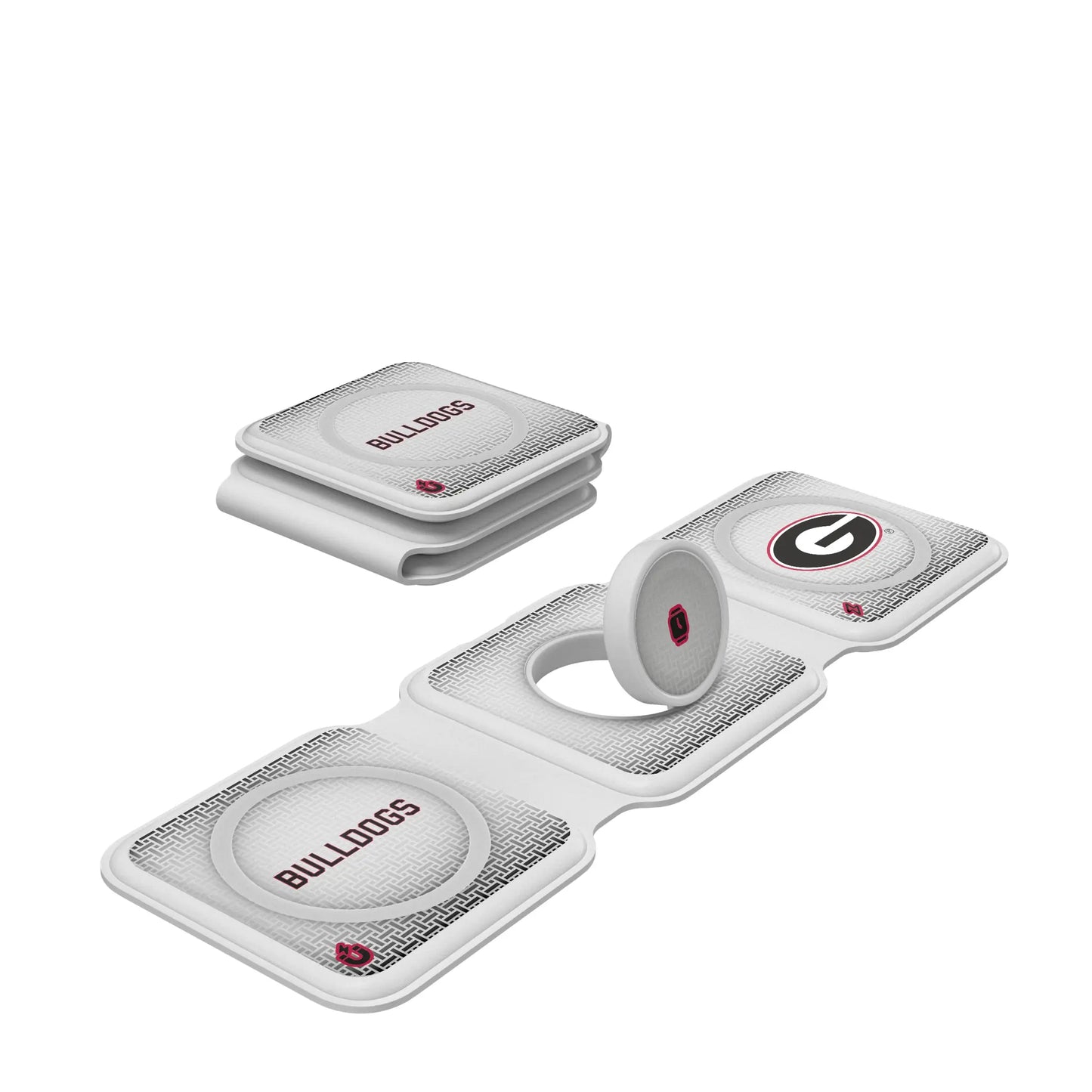 University of Georgia Bulldogs Linen Foldable 3 in 1 Charger