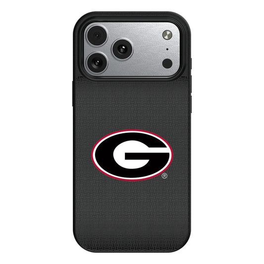 University of Georgia Bulldogs Linen MagSafe Compatible Phone Case for Apple iPhone