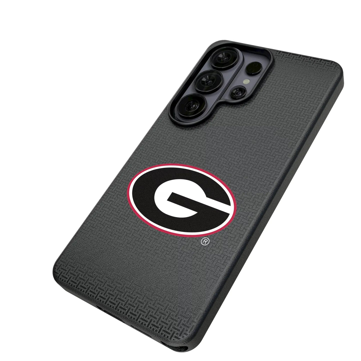University of Georgia Bulldogs Linen MagSafe Compatible Phone Case for Samsung Galaxy