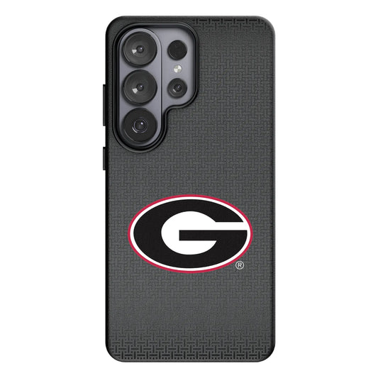 University of Georgia Bulldogs Linen MagSafe Compatible Phone Case for Samsung Galaxy