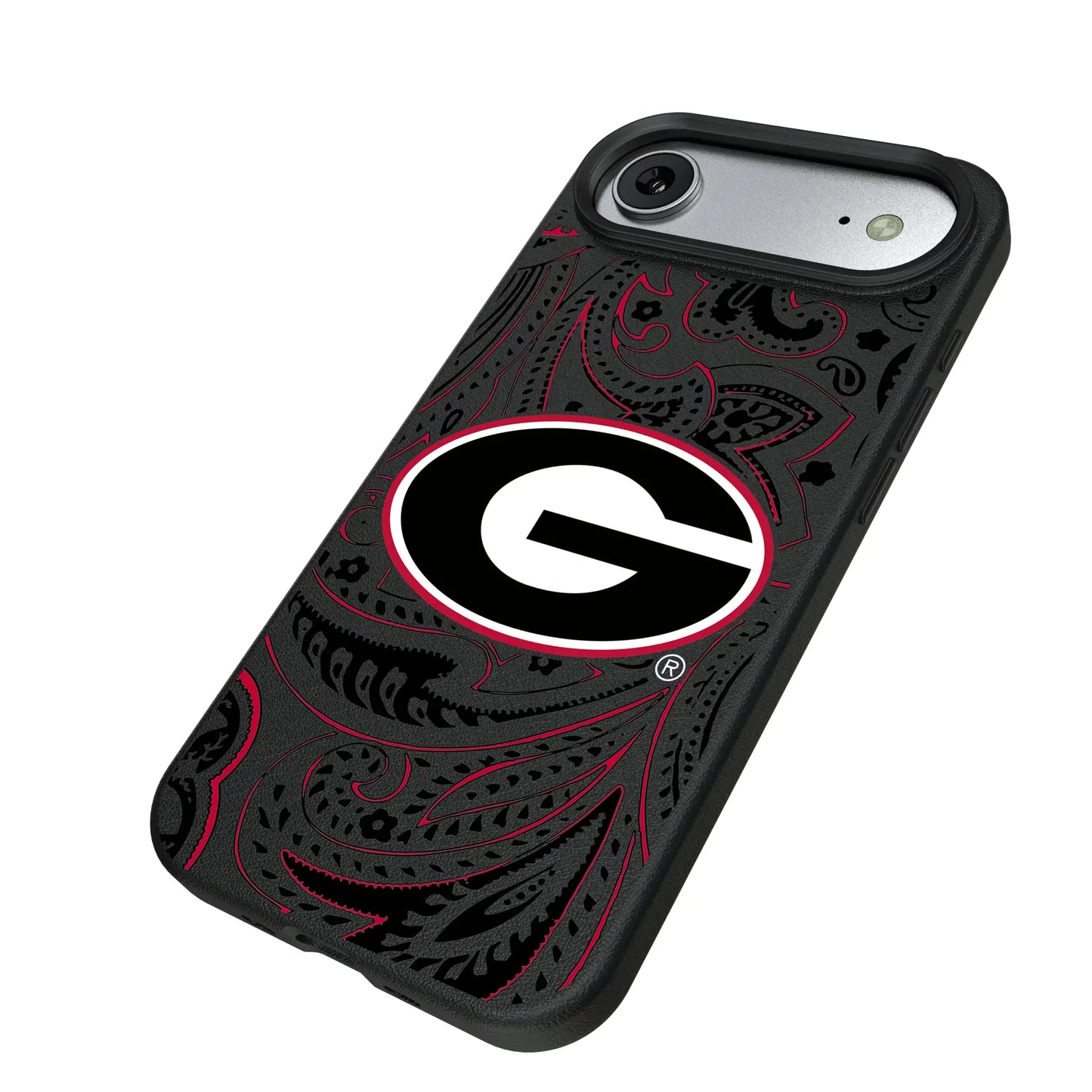 University of Georgia Bulldogs Paisley MagSafe Compatible Phone Case for Apple iPhone
