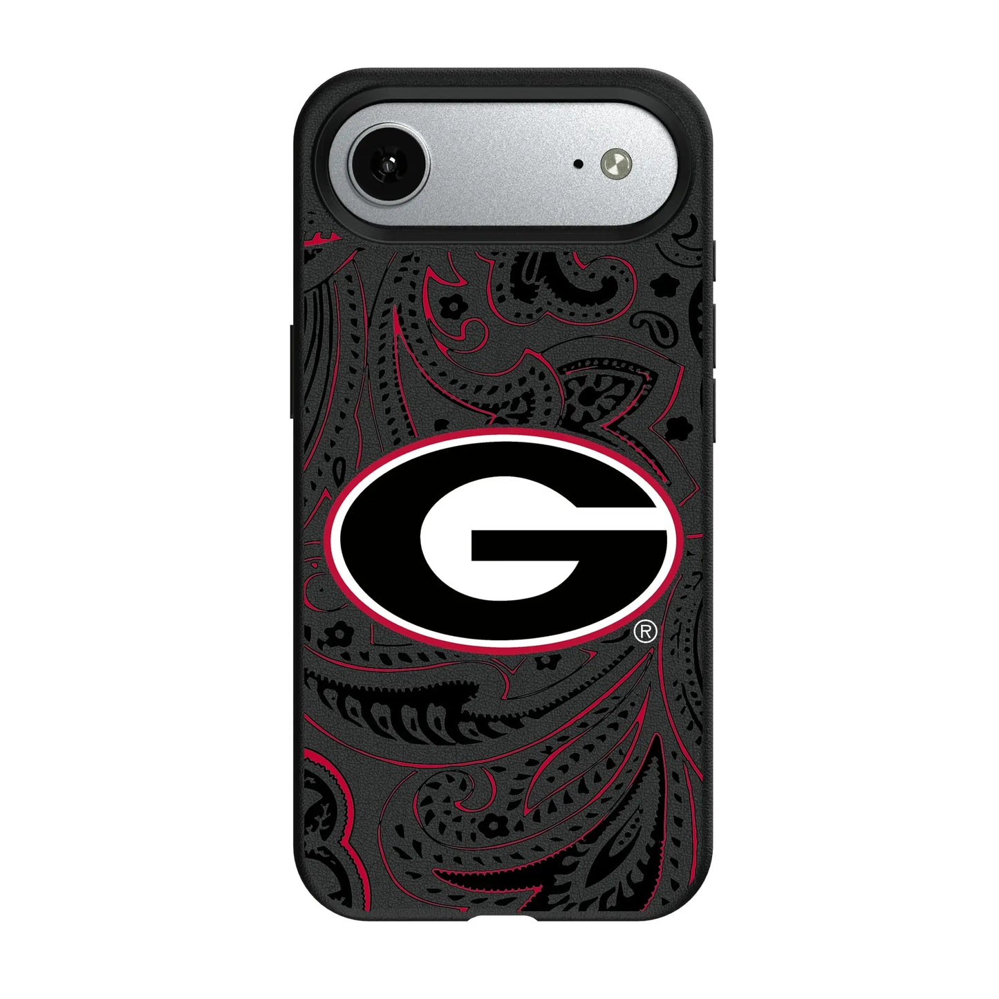 University of Georgia Bulldogs Paisley MagSafe Compatible Phone Case for Apple iPhone