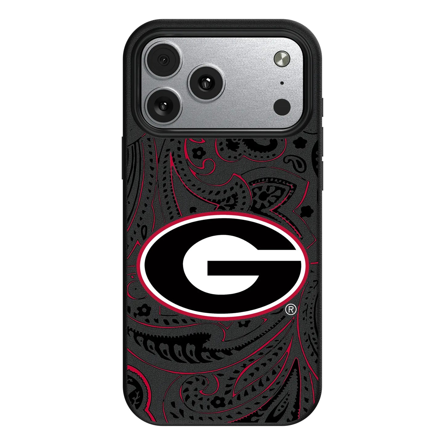 University of Georgia Bulldogs Paisley MagSafe Compatible Phone Case for Apple iPhone
