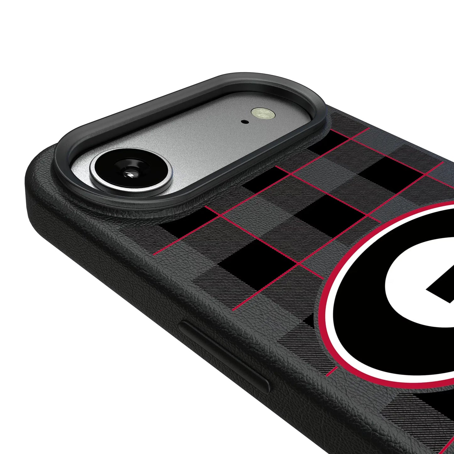 University of Georgia Bulldogs Plaid MagSafe Compatible Phone Case for Apple iPhone