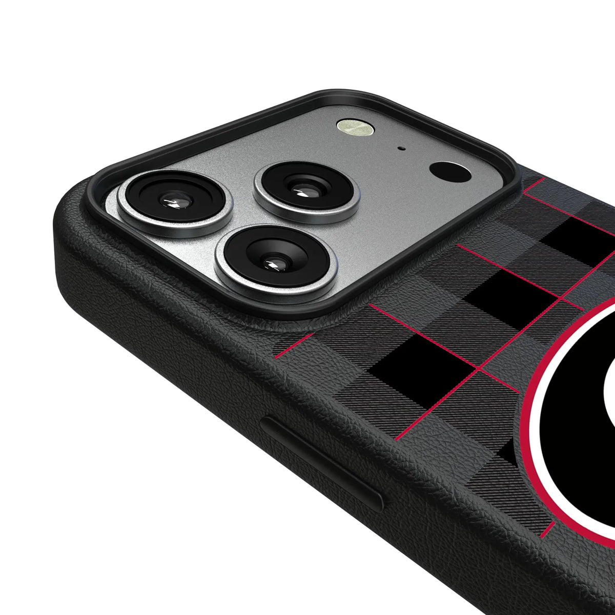 University of Georgia Bulldogs Plaid MagSafe Compatible Phone Case for Apple iPhone