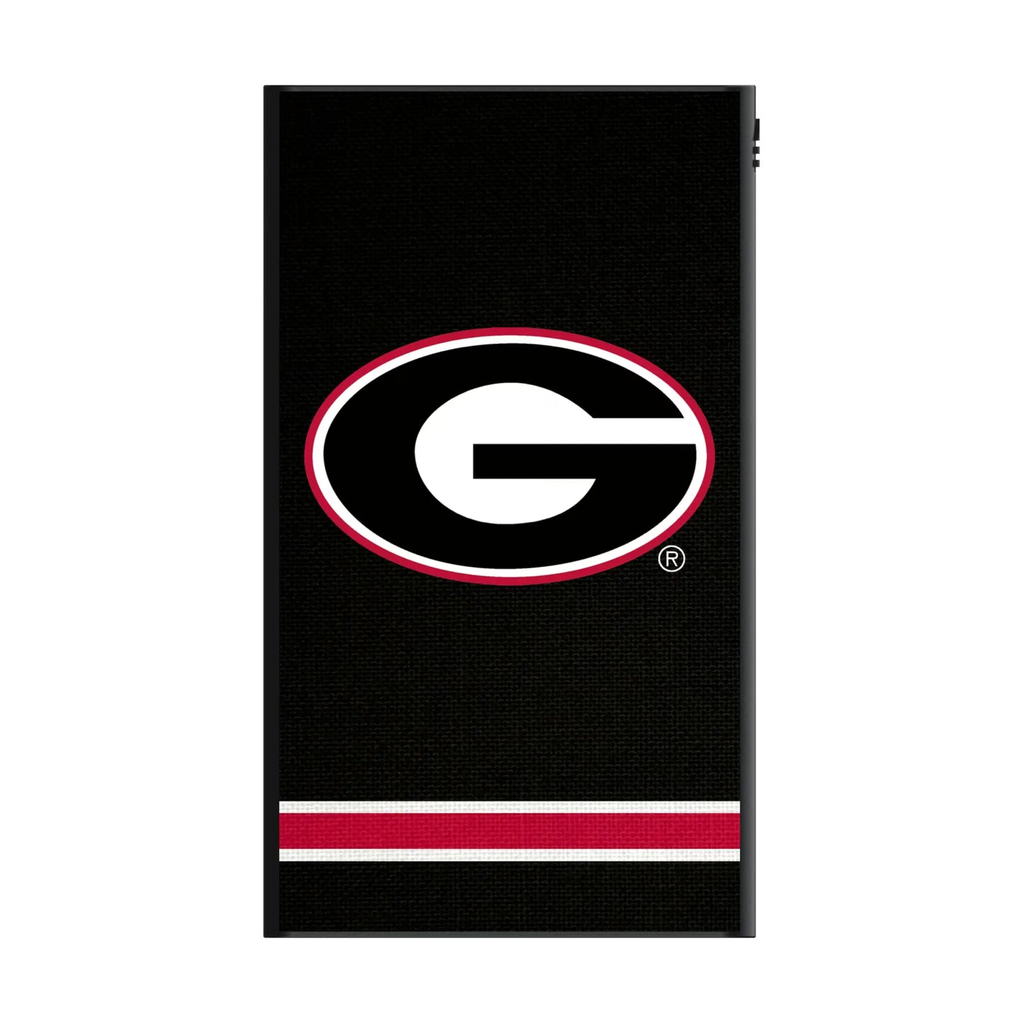 University of Georgia Bulldogs Stripe 5000mAh Flat Powerbank